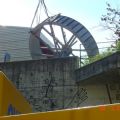 Il faut passer le mur d'escalade...
